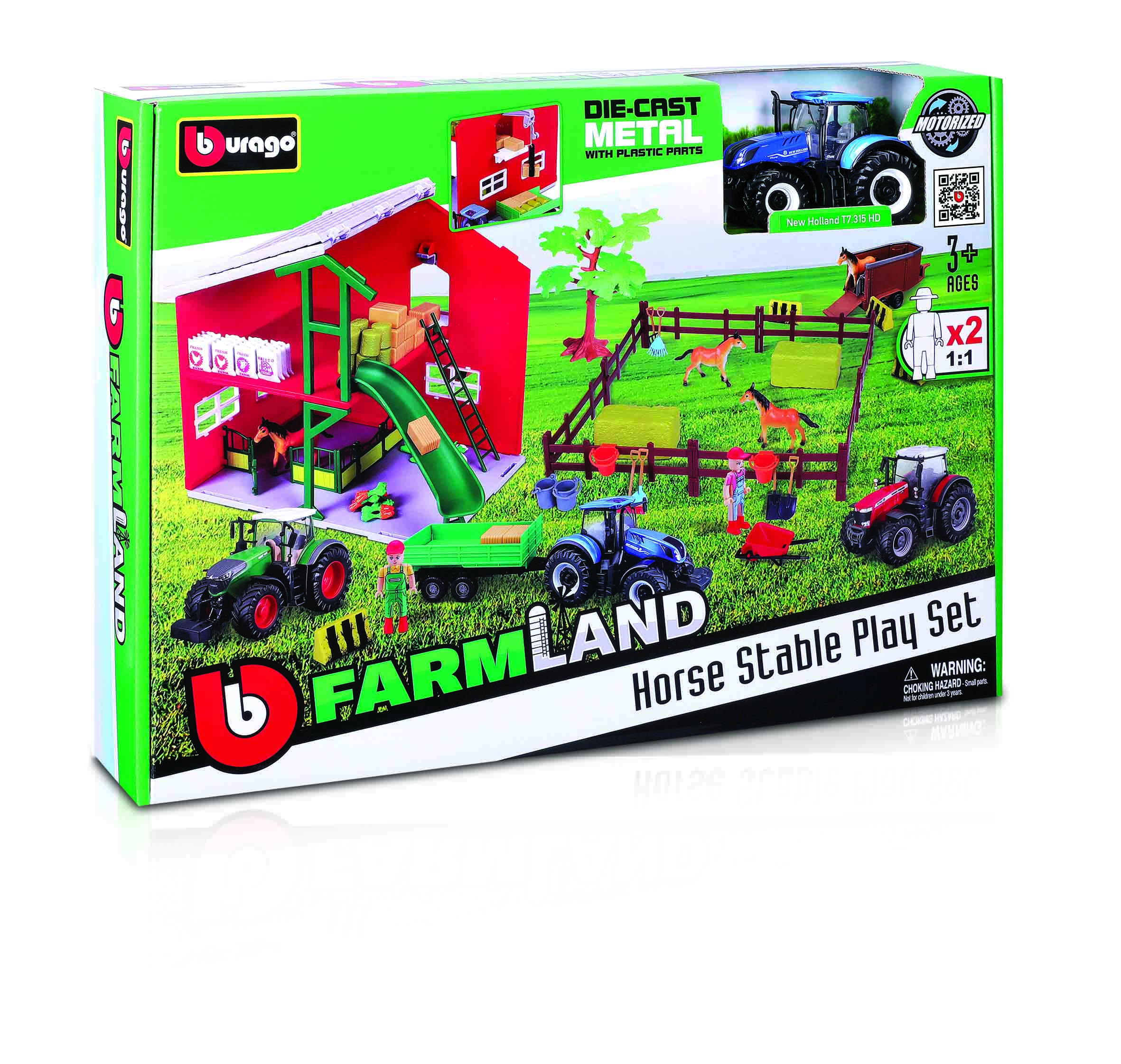 Farmland 10CM Horse Stable