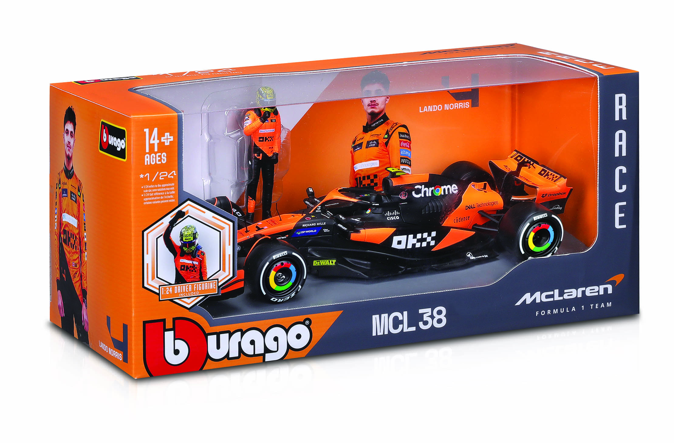 1:24 Race McLaren MCL 38 C/Boneco