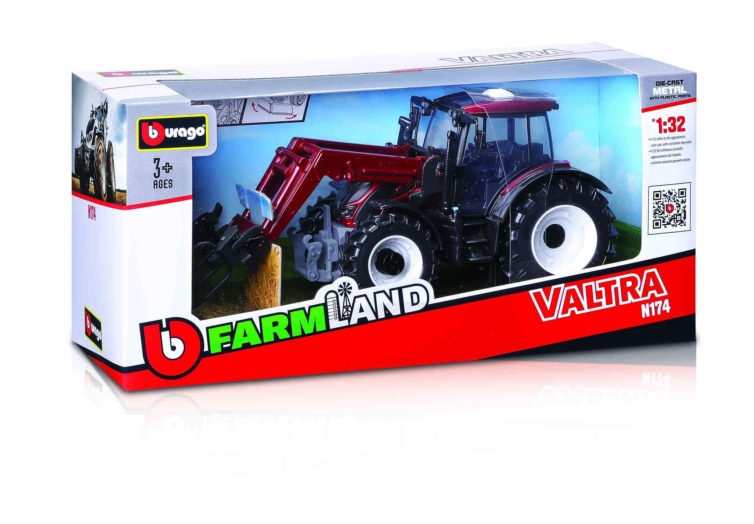 1:32 Valtra N174 c/ carregadeira frontal 