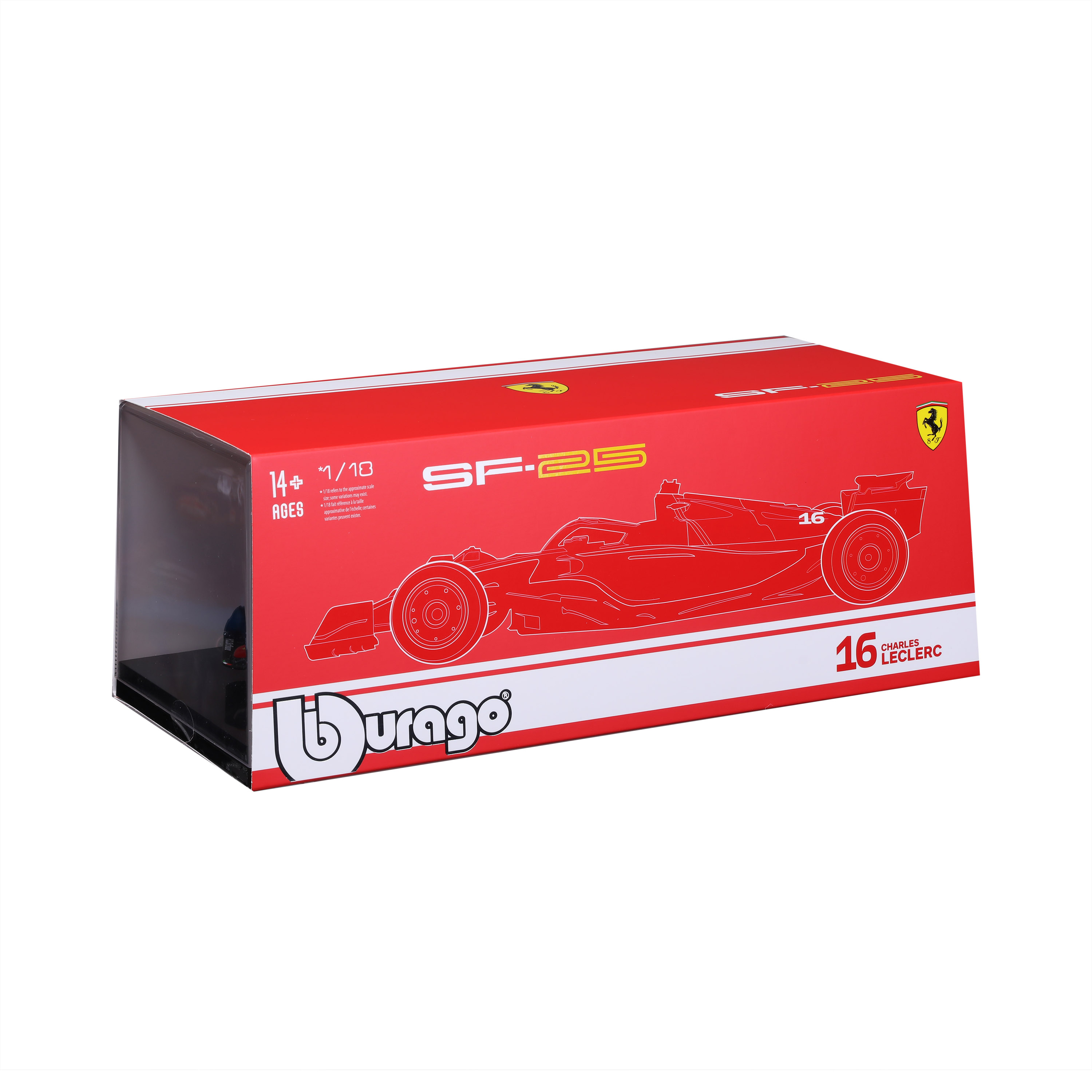 1:18 Ferrari SF25 (2025) Com Acrilico