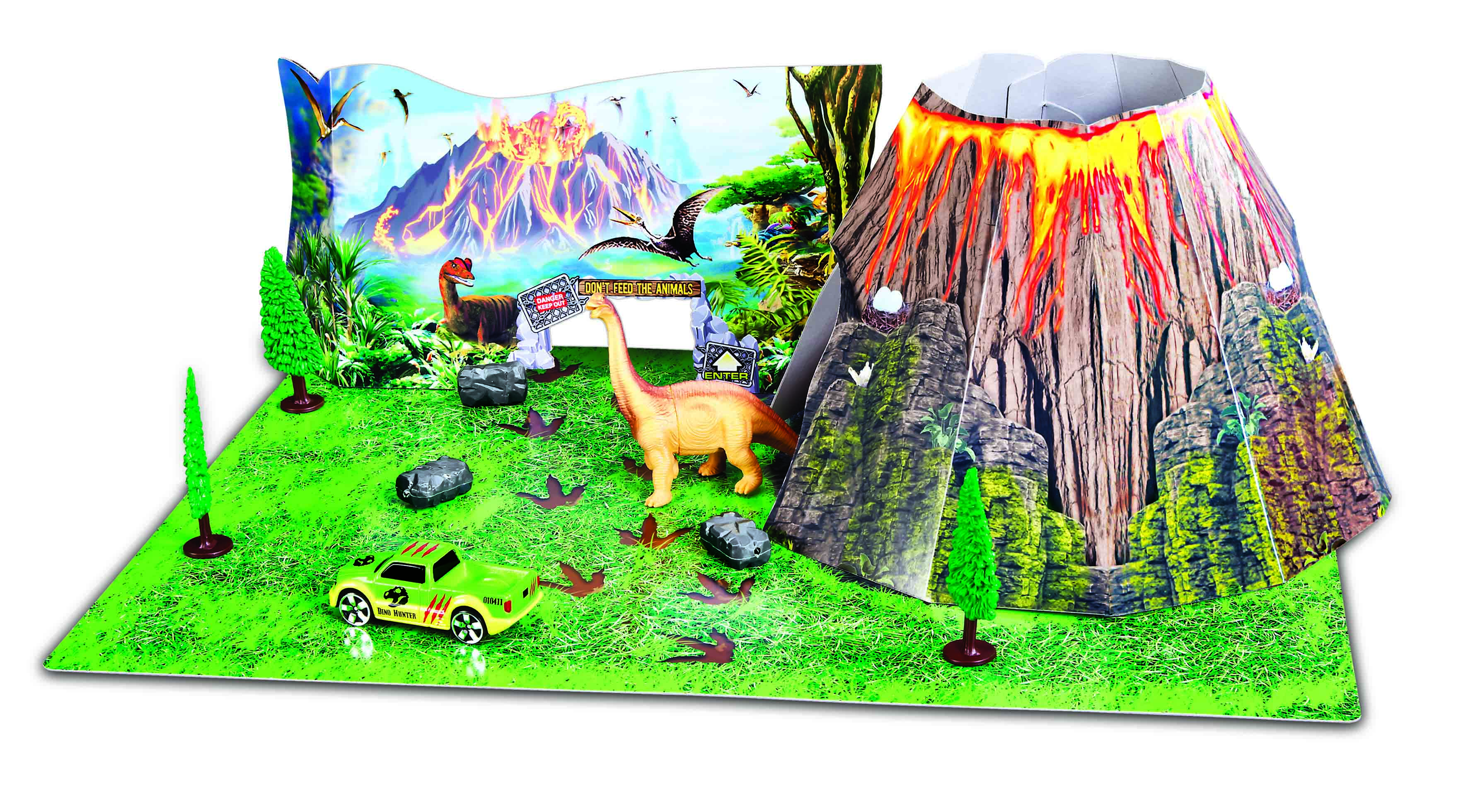 Dino Adventure Dinossauro/Vulcão 