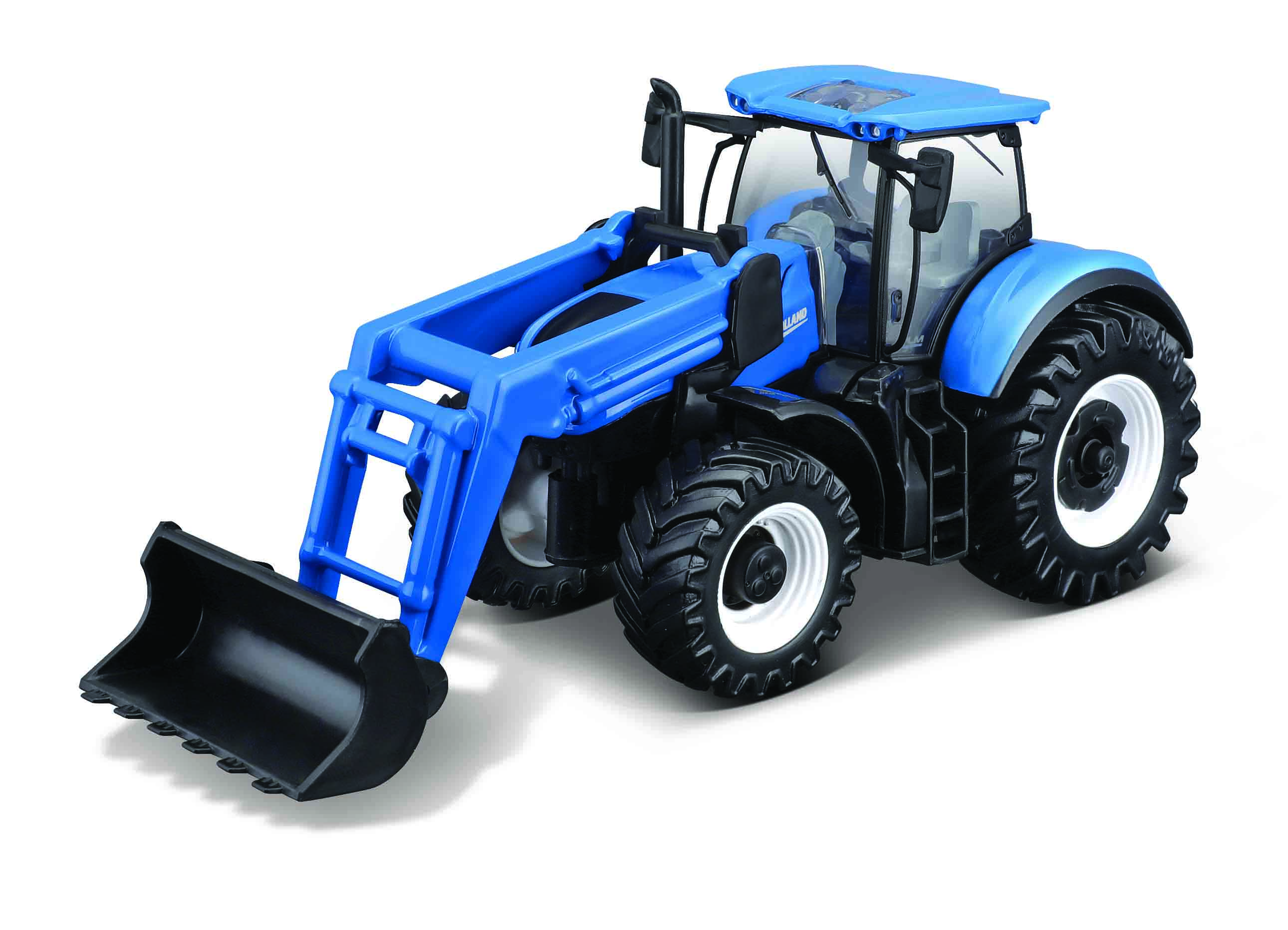 10CM Trator New Holland com carregador frontal
