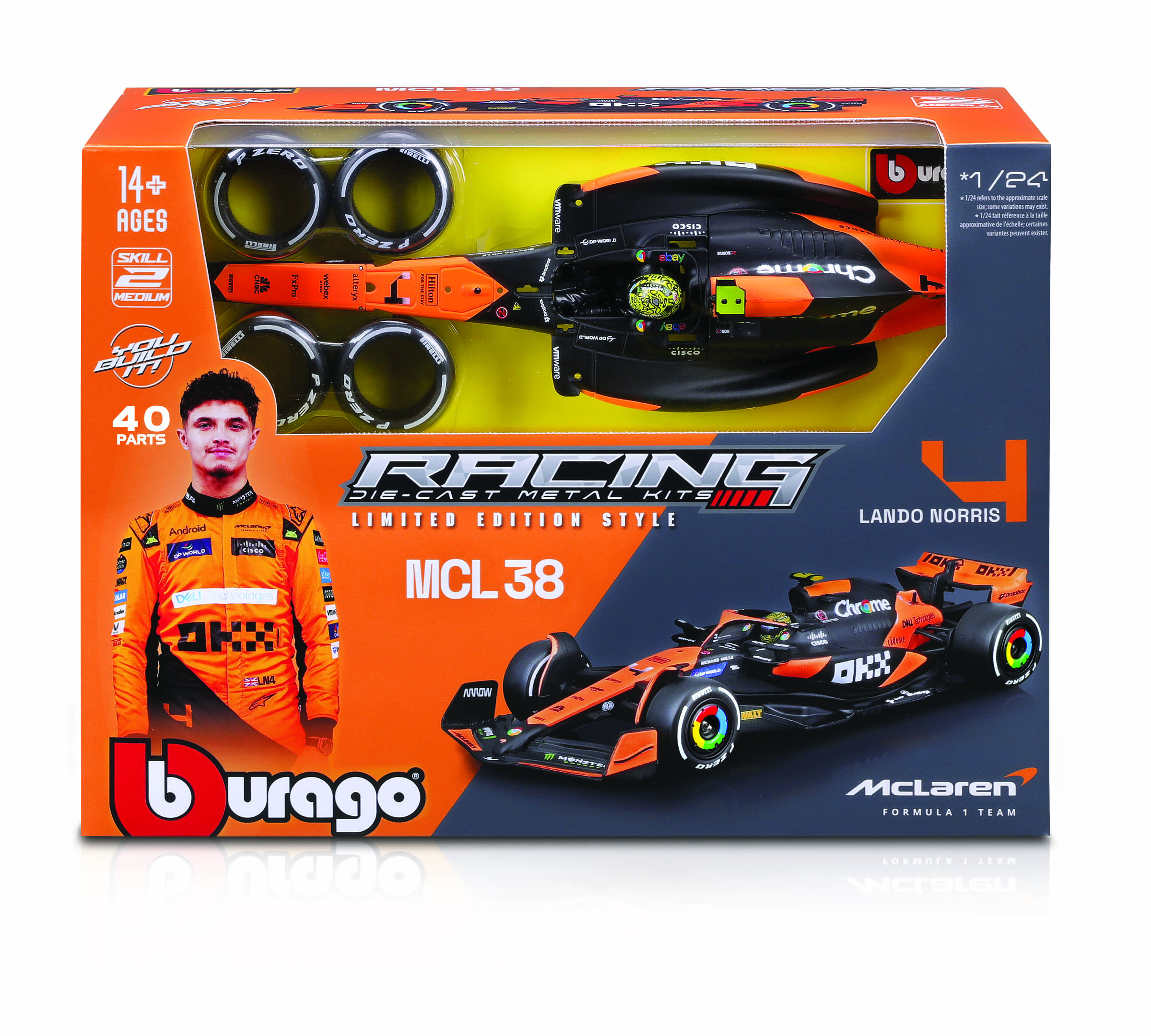 1:24 Race McLaren MCL 38 KIT DE MONTAR