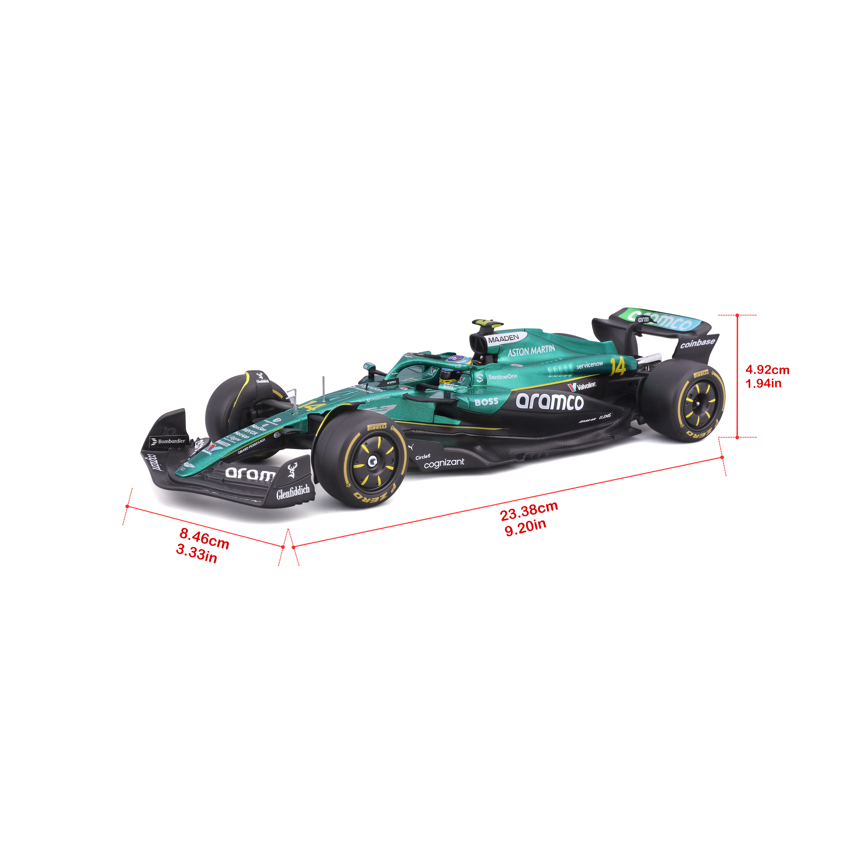 1:24 Race Aston Martin AMR25 (2025) C/ Acrilico 