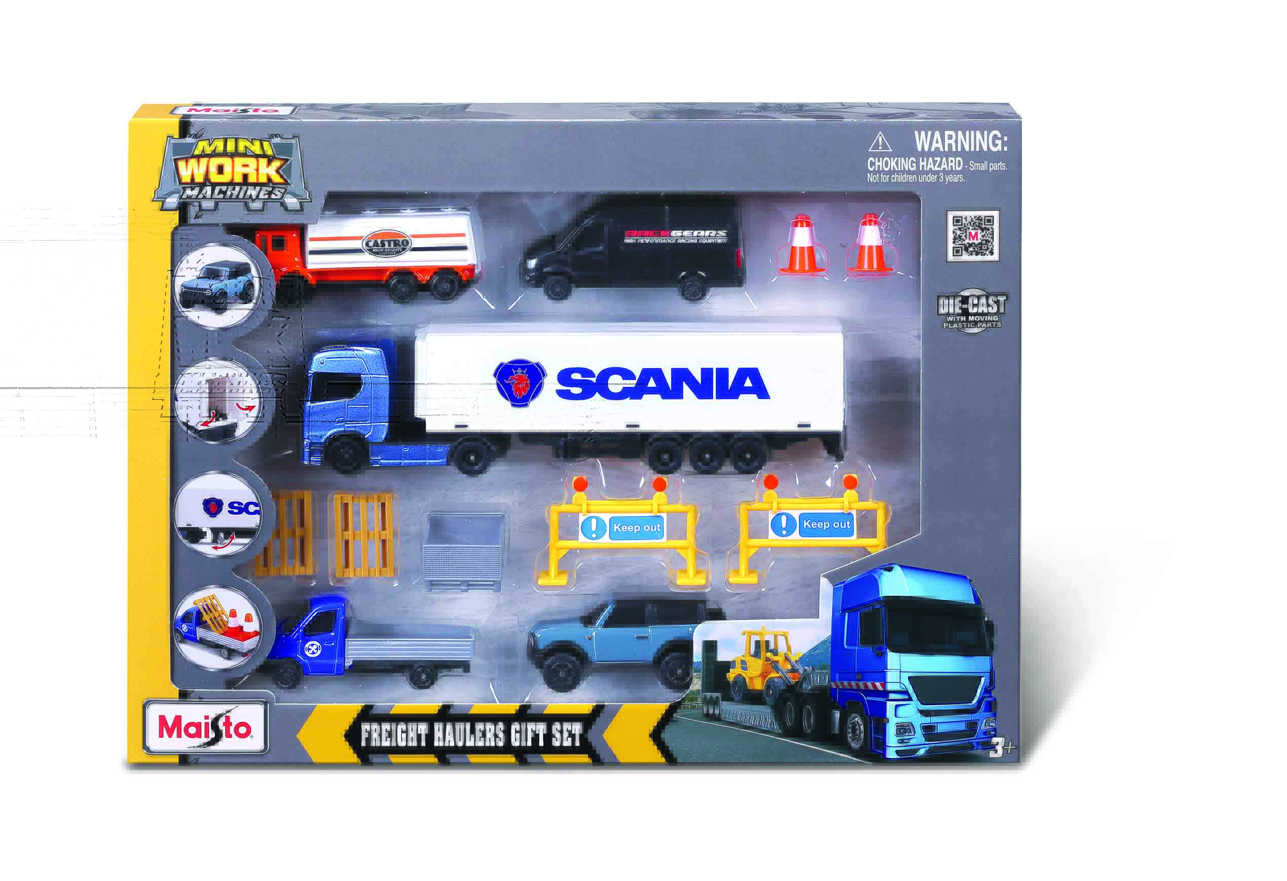 Mini Work Machines Freight Haulers Gif Set