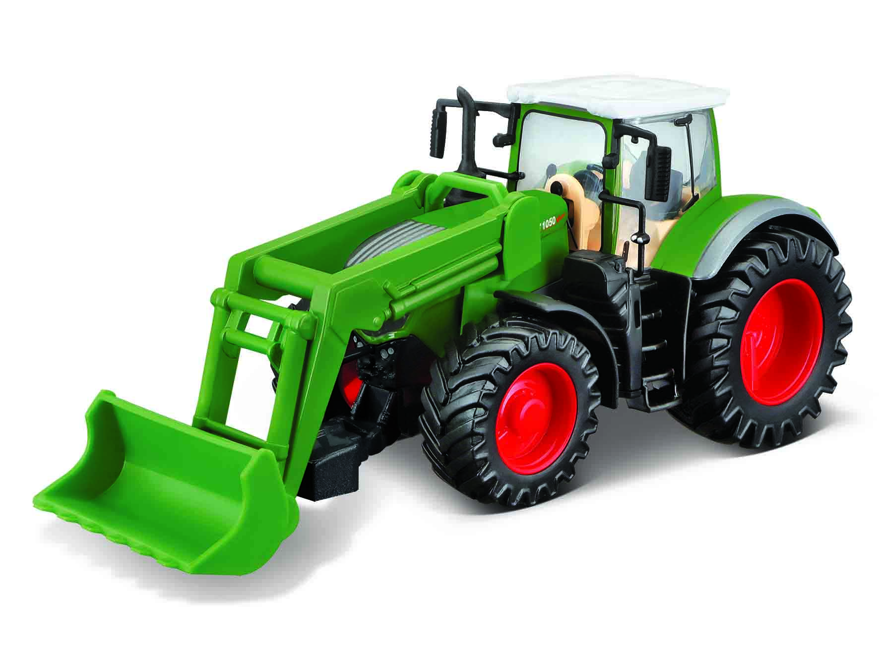 10CM Trator Fendt 1050 com carregador frontal
