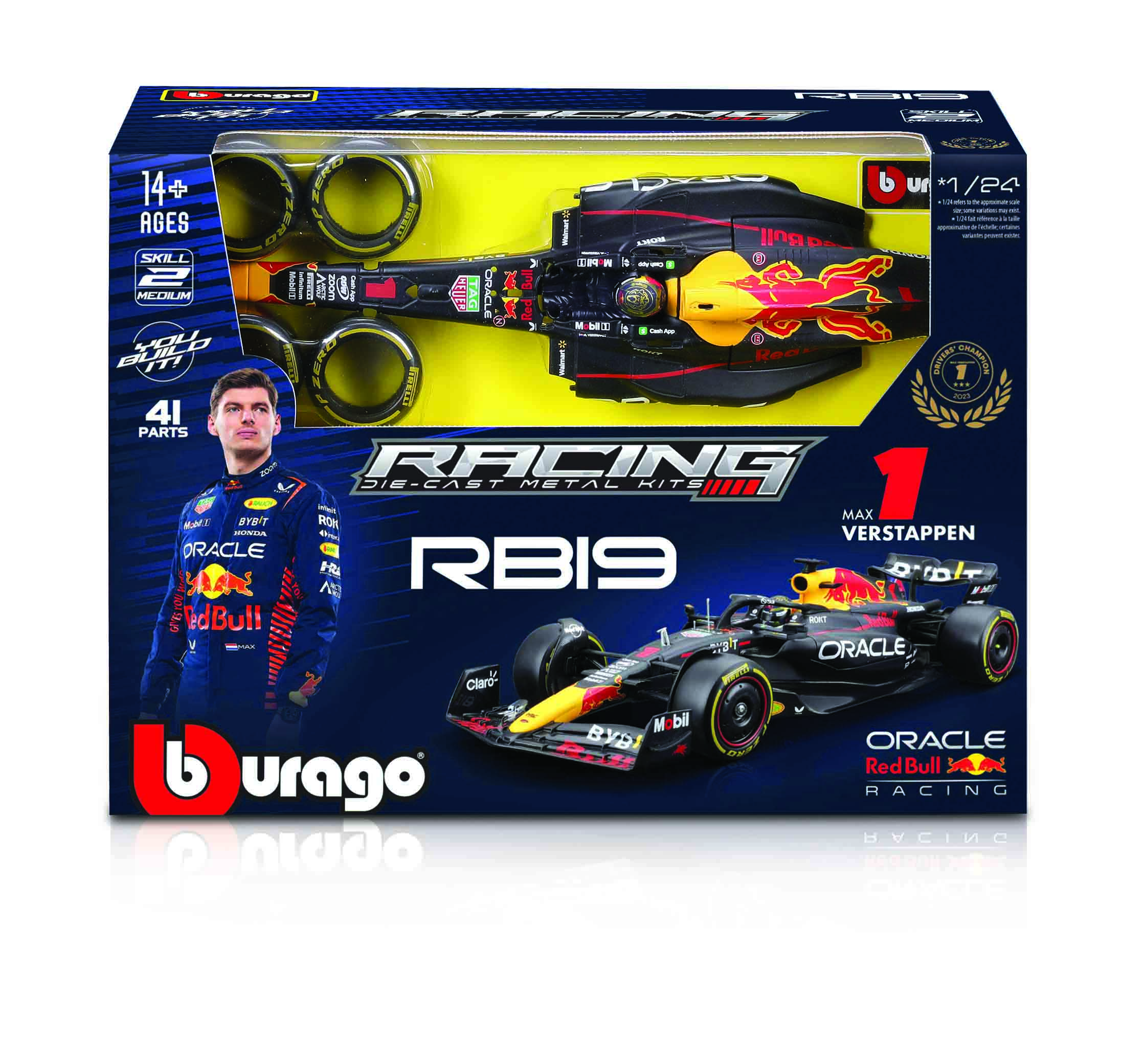 1:24 Race Red Bull RB19 KIT DE MONTAR 